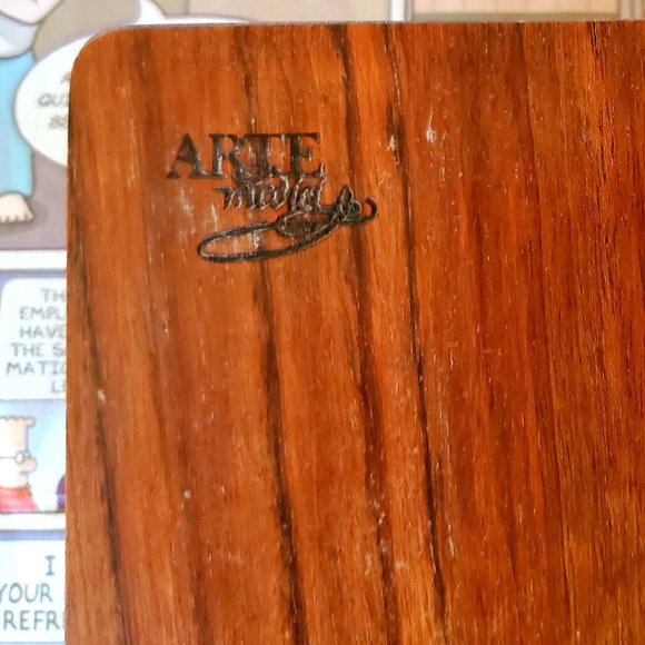 ARTE Medici Collection, Handmade Wood Leather guest book - Picture 3 of 14